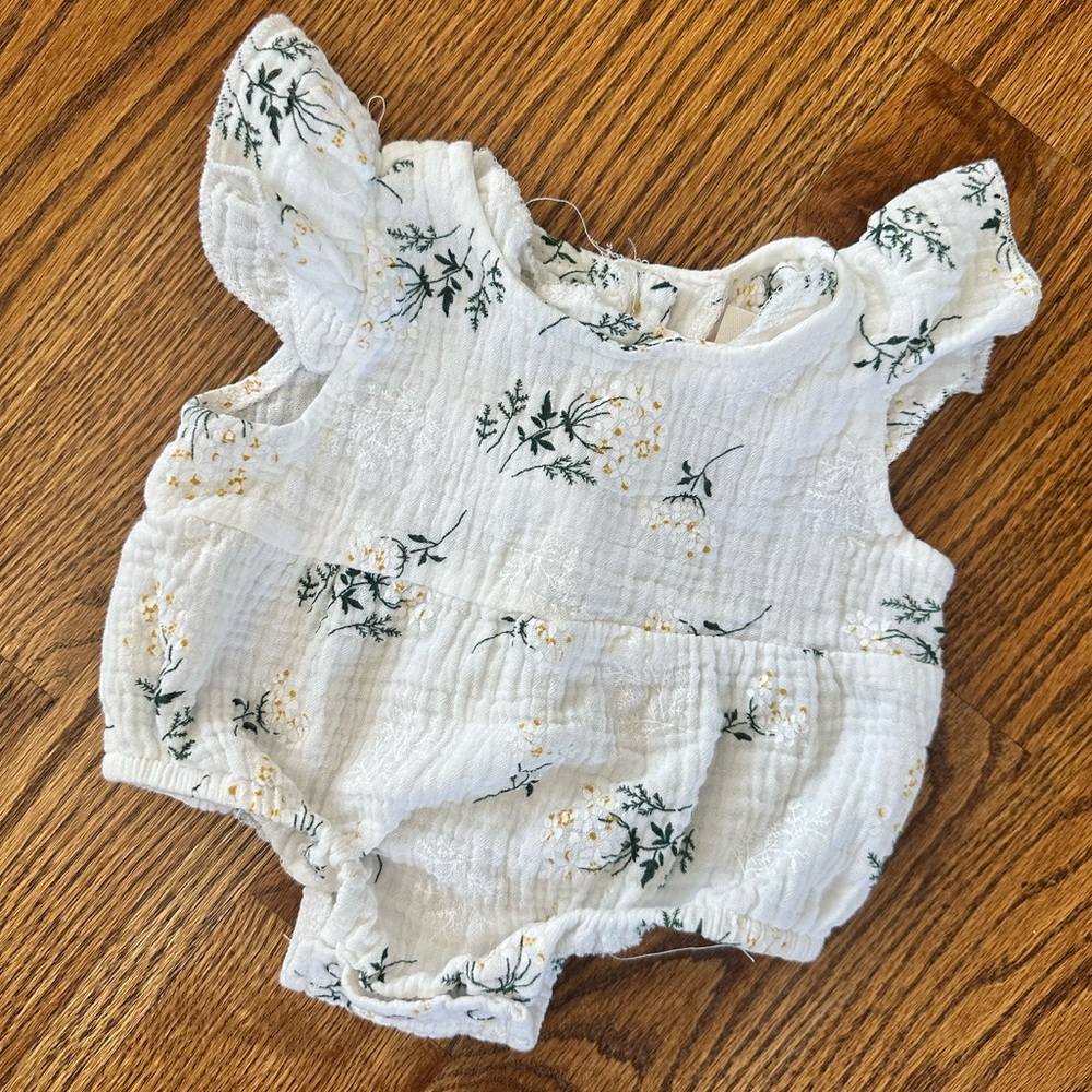 Newborn Floral Onesie